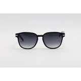 Salvatore Ferragamo - 993 - Black Gradient - Acetate - Oval - Sunglasses