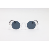 Dior – 616 – Retro – Matte Translucent Black – Acetate – Round – Sunglasses