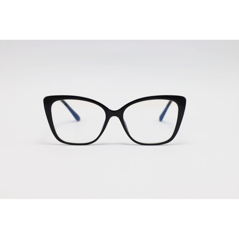 Dior - 92313 - Golden Black - Acetate - Metal - Blue Cut - Cat Eye - Eyewear