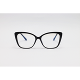 Dior - 92313 - Golden Black - Acetate - Metal - Blue Cut - Cat Eye - Eyewear