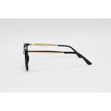 Dior - 92313 - Golden Black - Acetate - Metal - Blue Cut - Cat Eye - Eyewear