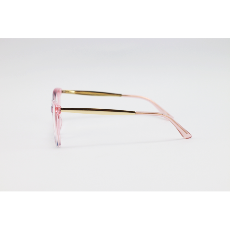 Dior - 92313 - Golden Pink Blue Translucent - Acetate - Metal - Blue Cut - Cat Eye - Eyewear
