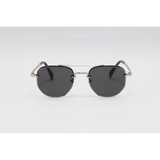David Beckham - 2846 - Silver Black - Metal - Double Bridge - Half Rim - Square - Sunglasses