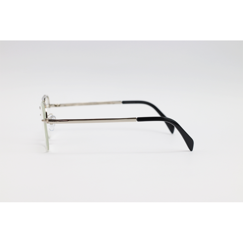 David Beckham - 2846 - Silver - Metal - Blue Cut - Double Bridge - Half Rim - Square - Eyewear