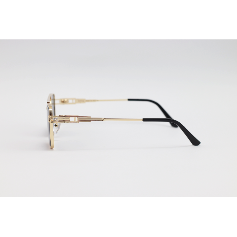 Dita - 2857 - Golden Black - Metal - Double Bridge - Rectangle - Sunglasses