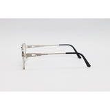 Dita - 2857 - Silver - Metal - Blue Cut - Double Bridge - Rectangle - Eyewear
