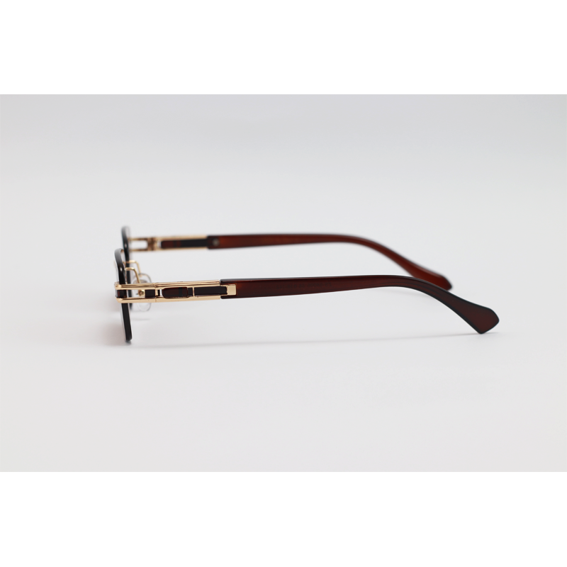 Dita - 98005 - Golden Brown - Acetate - Metal - Rimless - Rectangle - Sunglasses