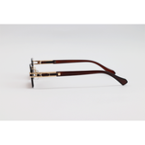 Dita - 98005 - Golden Brown - Acetate - Metal - Rimless - Rectangle - Sunglasses