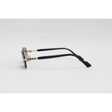 Gucci - 3012 - Golden Black - Metal - Rimless - Rectangle - Sunglasses