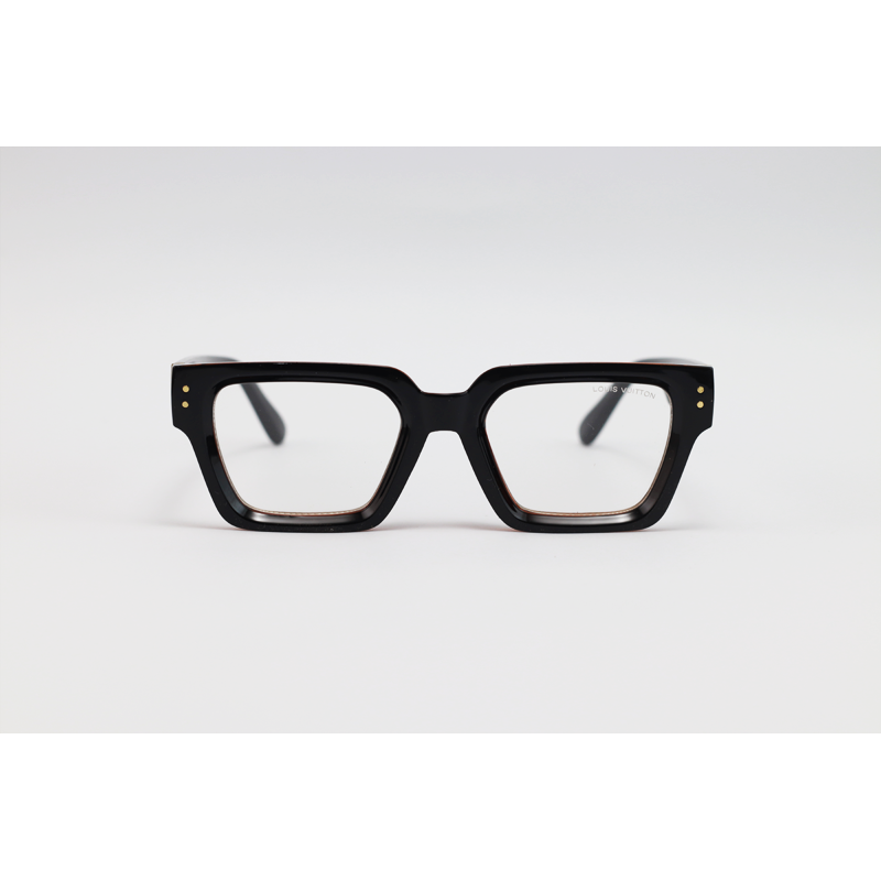 Louis Vuitton - 98170 - Dark Brown - Acetate - Blue Cut - Rectangle - Eyewear