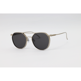 Marc Jacobs - 0424 - Silver Black - Metal - Double Bridge - Oval - Sunglasses