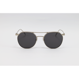 Marc Jacobs - 0424 - Silver Black - Metal - Double Bridge - Oval - Sunglasses