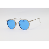 Marc Jacobs - 0424 - Silver Blue - Metal - Double Bridge - Oval - Sunglasses
