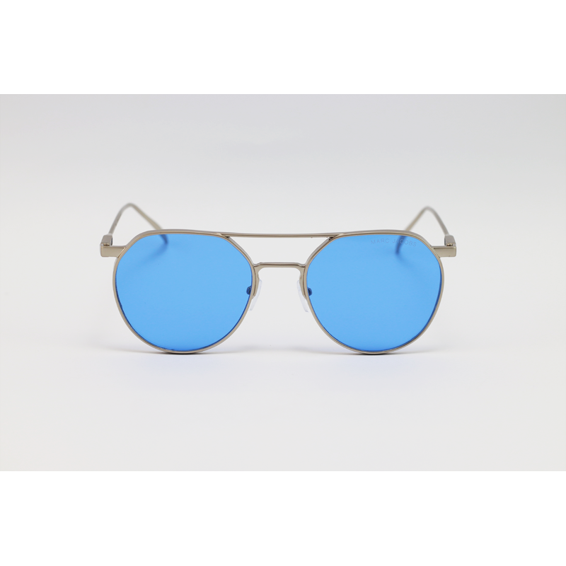 Marc Jacobs - 0424 - Silver Blue - Metal - Double Bridge - Oval - Sunglasses