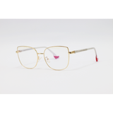 Miu Miu - 82025 - Golden - Metal - Blue Cut - Cat Eye - Eyewear