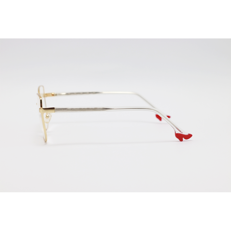 Miu Miu - 82025 - Golden - Metal - Blue Cut - Cat Eye - Eyewear