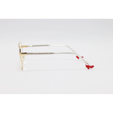 Miu Miu - 82025 - Golden - Metal - Blue Cut - Cat Eye - Eyewear