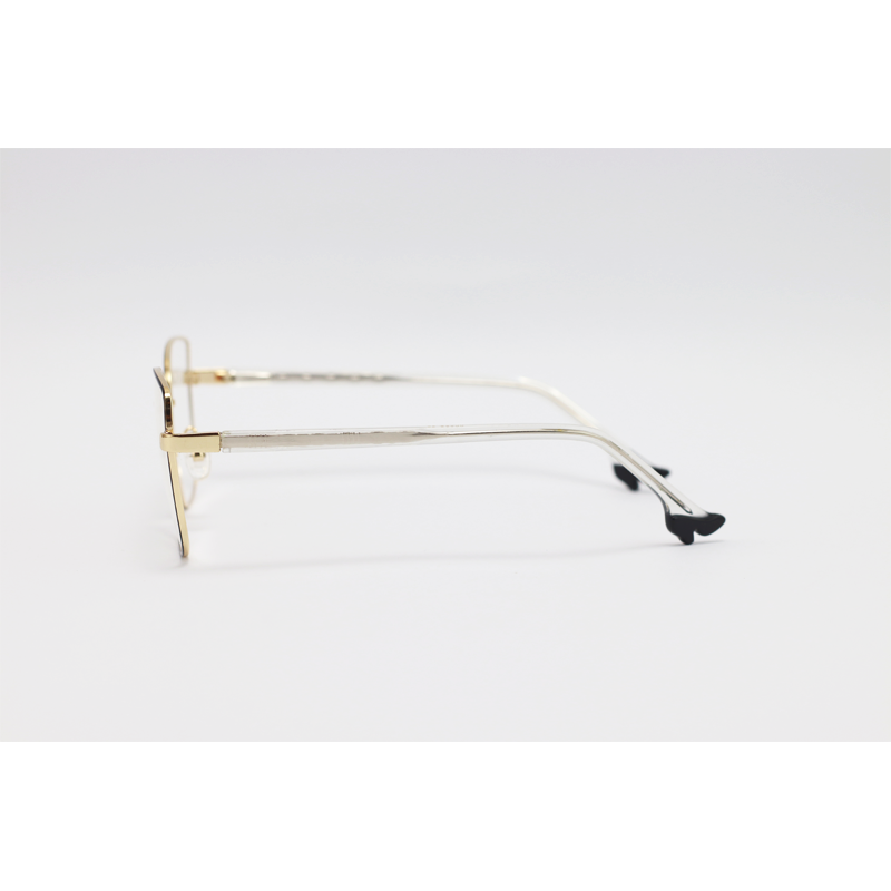 Miu Miu - 82025 - Golden Black - Metal - Blue Cut - Cat Eye - Eyewear