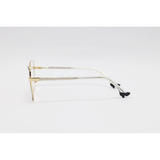 Miu Miu - 82025 - Golden Black - Metal - Blue Cut - Cat Eye - Eyewear