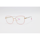 Miu Miu - 82025 - Golden Pink - Metal - Blue Cut - Cat Eye - Eyewear