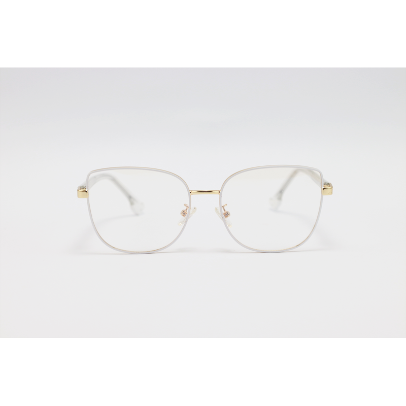 Miu Miu - 82025 - Golden White - Metal - Blue Cut - Cat Eye - Eyewear