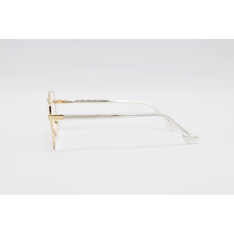 Miu Miu - 82025 - Golden White - Metal - Blue Cut - Cat Eye - Eyewear
