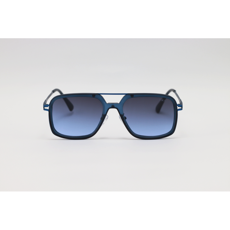 Prada - 2A831 - Blue Gradient - Metal - Double Bridge - Aviator - Sunglasses