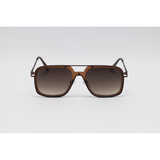 Prada - 2A831 - Brown Gradient - Metal - Double Bridge - Aviator - Sunglasses