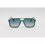 Prada - 2A831 - Green Gradient - Metal - Double Bridge - Aviator - Sunglasses