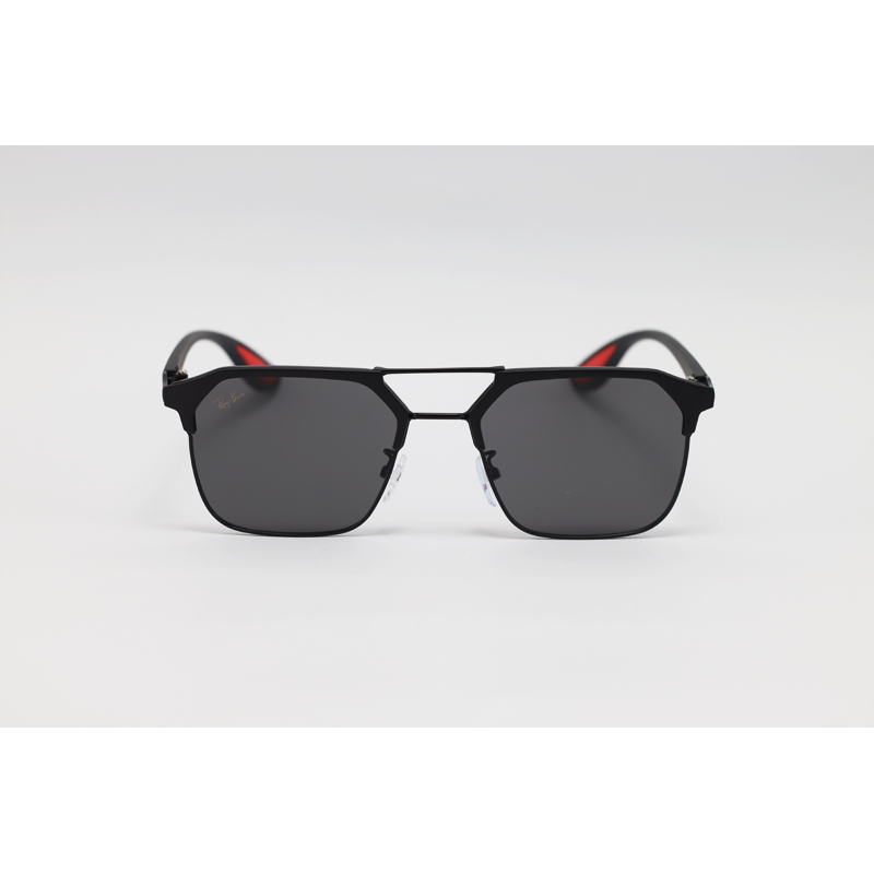 Ray Ban -  - Black - Metal - Acetate - Double Bridge - Rectangle - Sunglasses