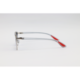 Ray Ban -  - Grey Translucent Blue Gradient - Acetate - Metal - Double Bridge - Rectangle - Sunglasses