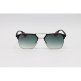 Ray Ban -  - Silver Black Green Gradient - Acetate - Metal - Double Bridge - Rectangle - Sunglasses