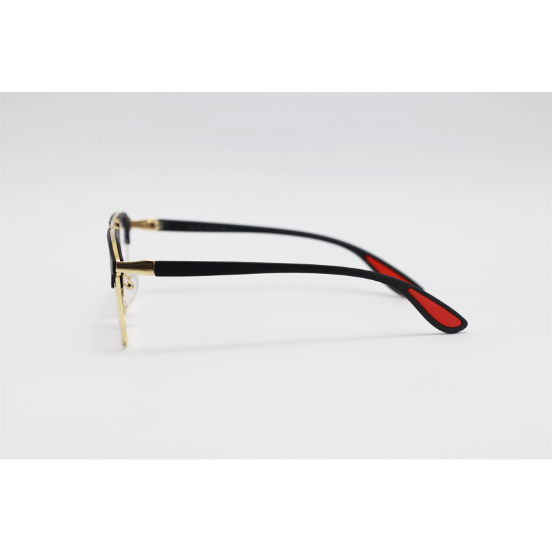 Ray Ban -  - Golden Black - Acetate - Metal - Blue Cut - Double Bridge - Rectangle - Eyewear