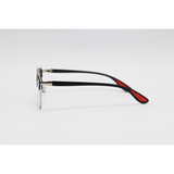 Ray Ban - - Silver Black - Acetate - Metal - Blue Cut - Double Bridge - Rectangle - Eyewear