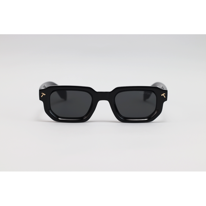 Tom Ford - 98155 - Black - Acetate - Rectangle - Sunglasses