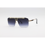 Carrera - 10076 - Golden Black Gradient - Rimless - Metal - Sunglasses