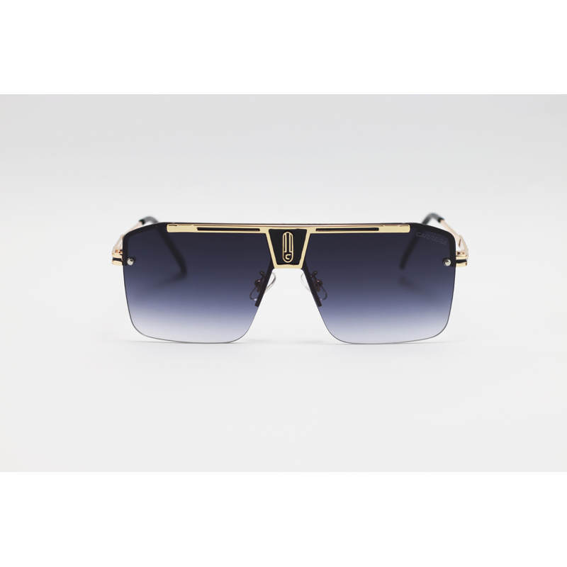 Carrera - 10076 - Golden Black Gradient - Rimless - Metal - Sunglasses