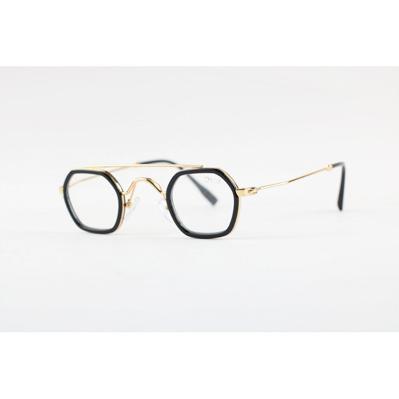 Dior - 1005 - Golden - Metal - Double Bridge - Blue Cut - Eyewear