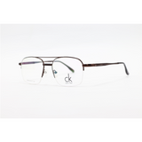 Calvin Klein - 032 - Bronze - Metal - Rectangle - Double Bridge - Half Rim - Eyewear