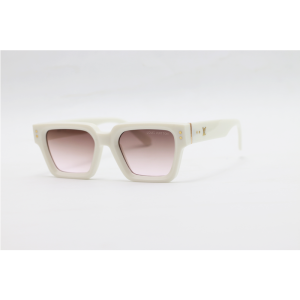 Louis Vuitton - 8263 - White Brown Gradient - Acetate - Rectangle - Sunglasses