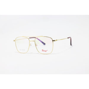 Metal - 422411 - Golden - Double Bridge - Rectangle - Eyewear