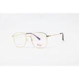 Metal - 422411 - Golden - Double Bridge - Rectangle - Eyewear