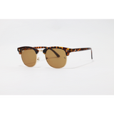 Ray Ban – 3016 – Clubmaster – Tortoise Golden Brown - Acetate - Metal – Sunglasses