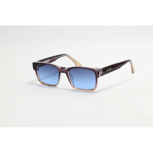 GM - 3204 - Maroon Blue - Acetate - Rectangle - Sunglasses