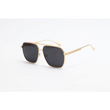 GM – 2176 – Golden Black – Metal - Polarized – Double Bridge – Sunglasses