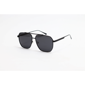GM – 2176 – Black – Metal - Polarized – Double Bridge – Sunglasses