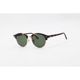 Ray Ban - 4246 - Tortoise Golden Green - Acetate - Metal - Club Round - Sunglasses