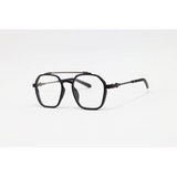 Fleur Di Lis – 82056 – Acetate Metal – Gun Black – Blue Cut – Eyewear
