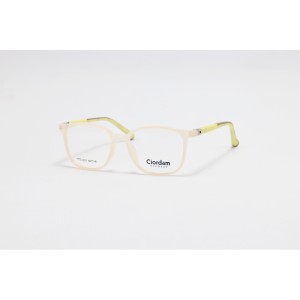 Ciordam - 2307 - Peach Translucent - Acetate - Rectangle - Kids - Eyewear