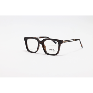 Hugo Boss - 014 - Matte Tortoise - Acetate - Blue Cut - Square - Eyewear